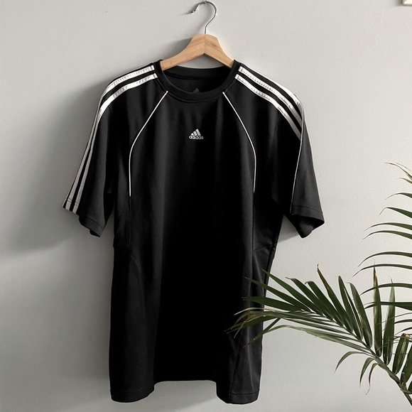 Black Adidas Mesh T-Shirt - Picture 1 of 3